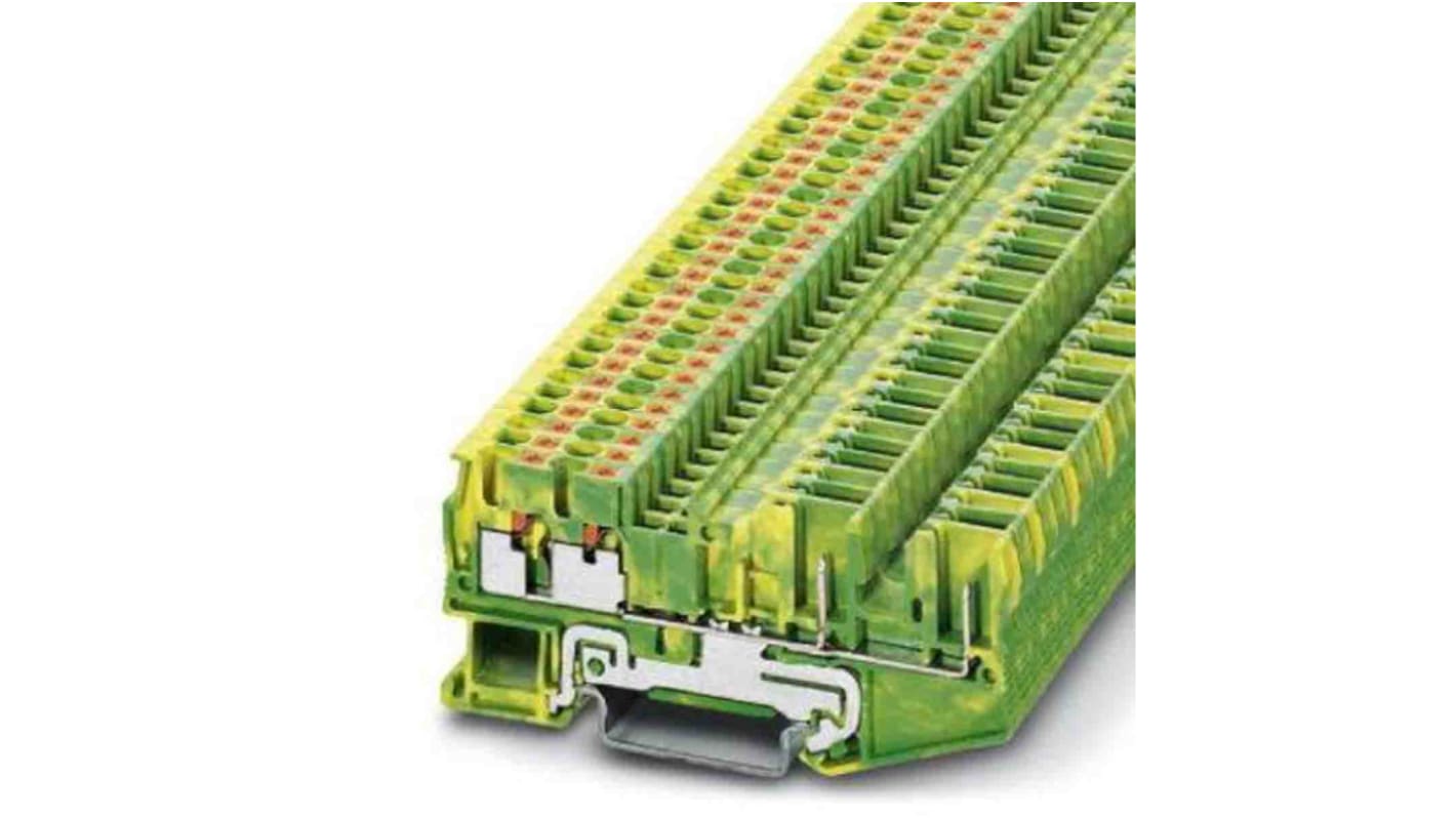 3209688 Phoenix Contact 4Way Earth Terminal Block, 4mm², 26 → 12 AWG
