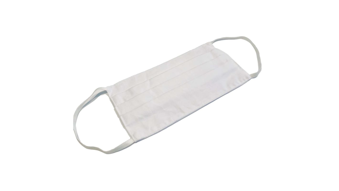 MK150090WHE Wacoal White Cotton Reusable Face Mask 2 Ply, for General Purpose, One Size