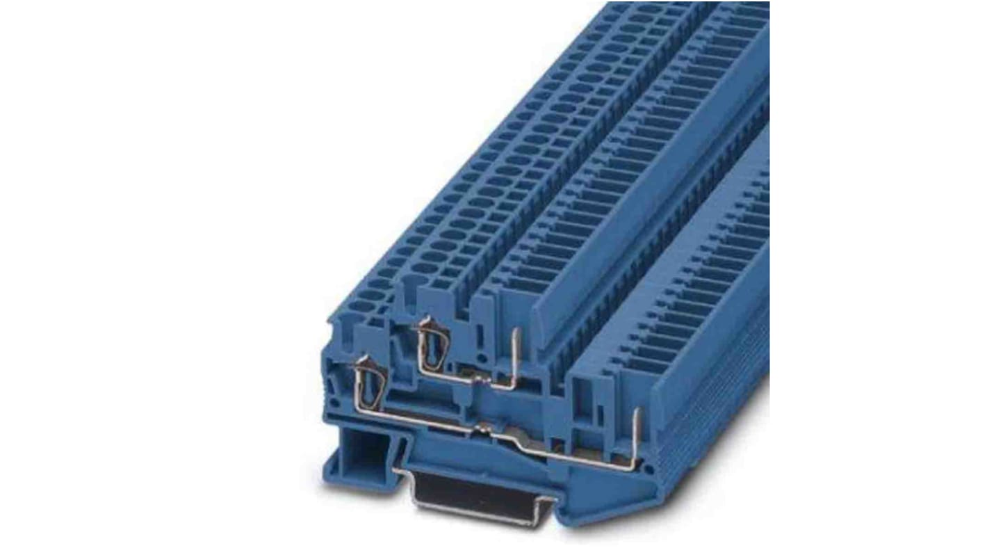 Phoenix Contact STTB Series Blue Double Level Terminal Block