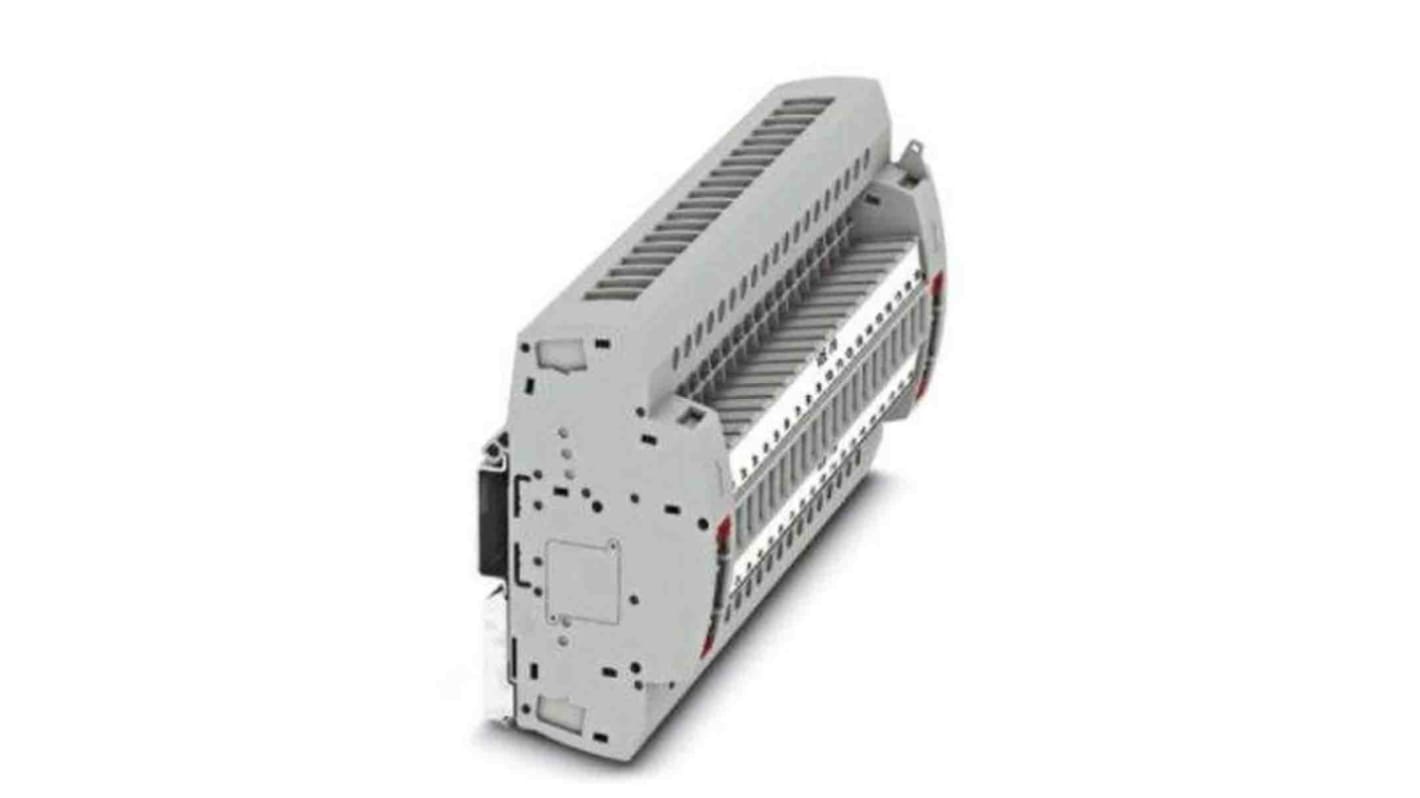 Phoenix Contact UTRE Series UTRE 6-2/I19 Non-Fused Terminal Block, 38-Way, 30A, 24 → 8 AWG Wire, Screw