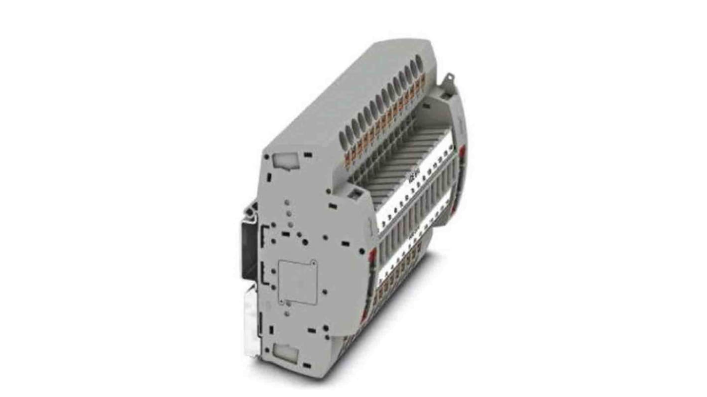 Phoenix Contact PTRE Series PTRE 6-2/B14 Non-Fused Terminal Block, 28-Way, 30A, 20 → 8 AWG Wire, Push In