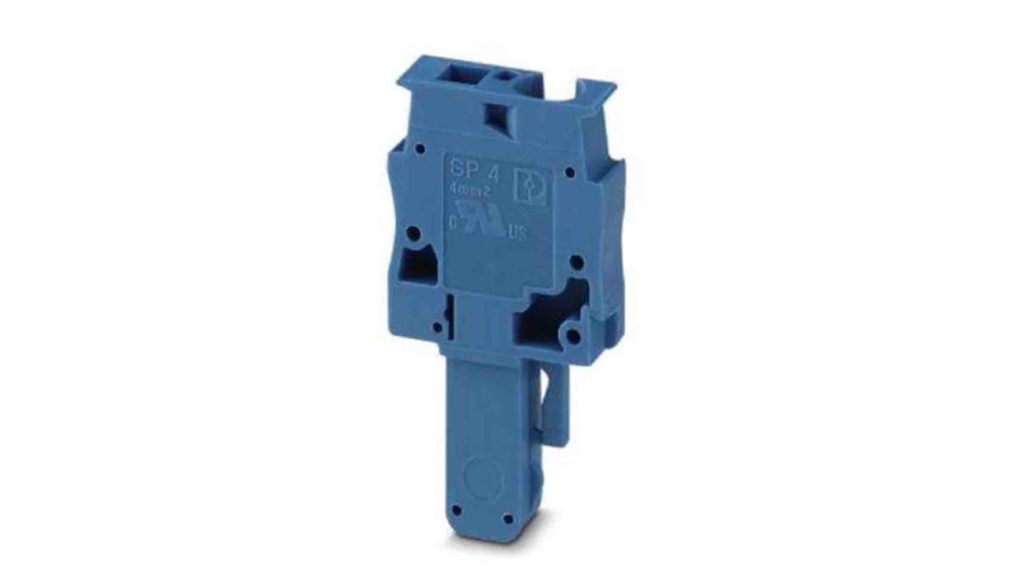 Phoenix Contact 6.2mm Pitch Pluggable Terminal Block, Plug, DIN Rail, Spring Cage Termination