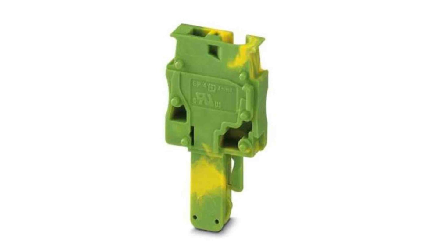 Phoenix Contact 6.2mm Pitch Pluggable Terminal Block, Plug, DIN Rail, Spring Cage Termination