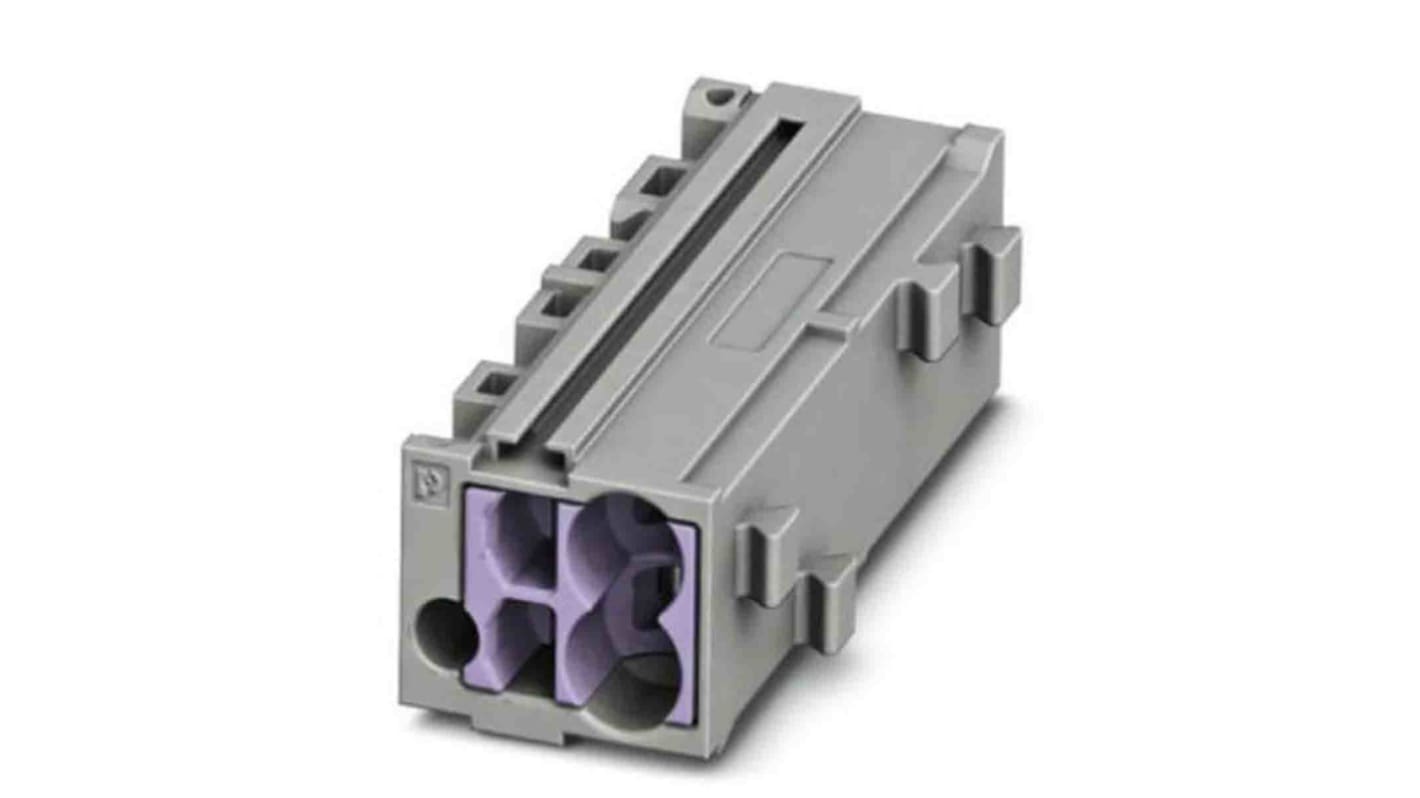 Phoenix Contact FTMC Series FTMC 1,5-2 /VT Pluggable Terminal Block, 17.5A, 14 → 26 AWG Wire, Push In Termination