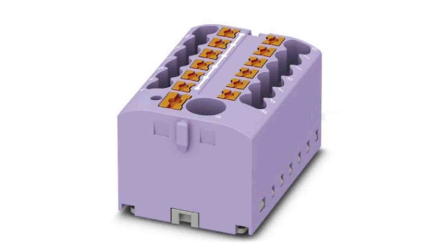 Phoenix Contact Einsteck Verteilerblock 13-polig , 26 bis 12 AWG, 24A / 450 V, 0.14 → 4mm², Polyamid, IP20