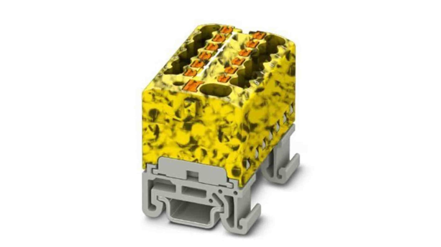 Phoenix Contact Einsteck Verteilerblock 13-polig , 14 AWG, 17.5A / 500 V, 2.5mm², Polyamid, IP20