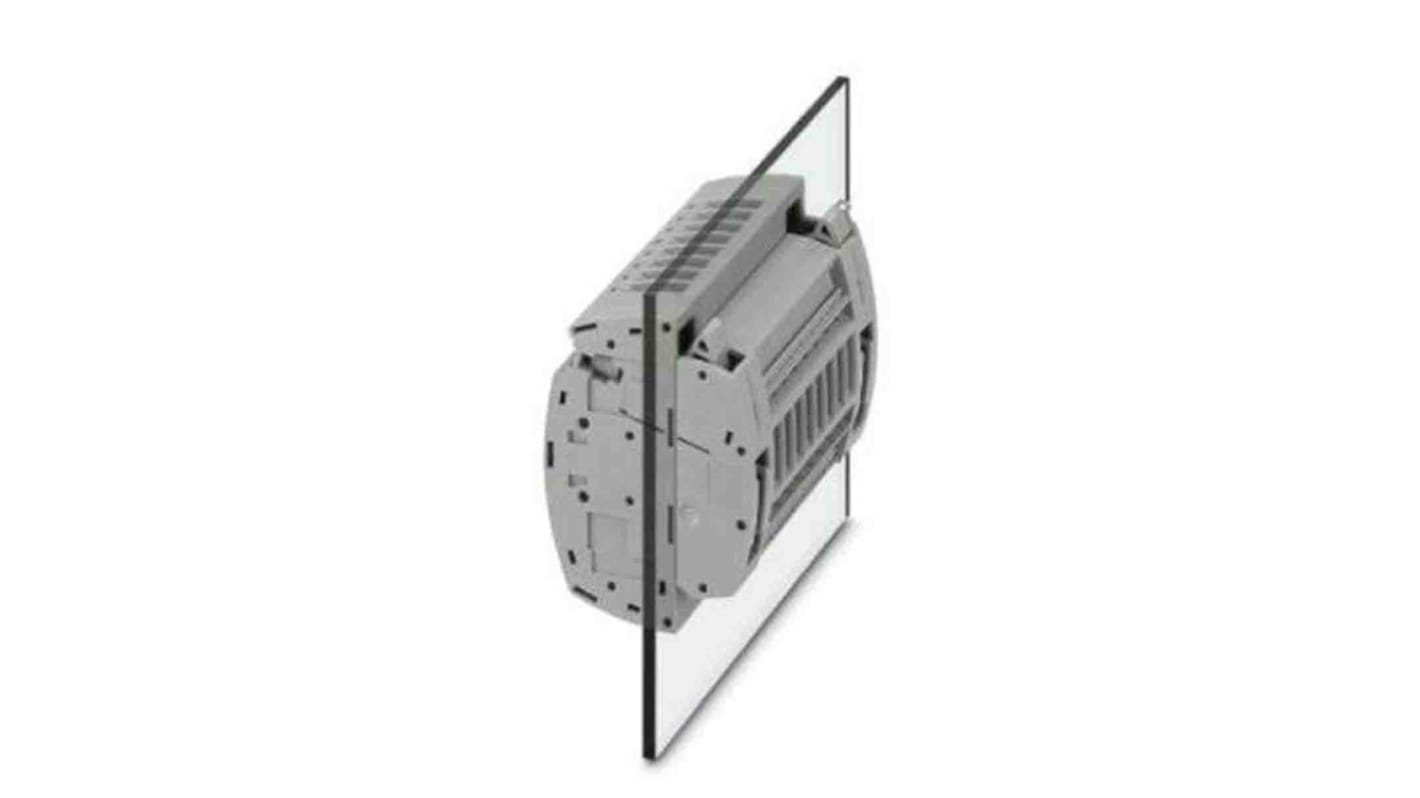 Phoenix Contact UTWE Series UTWE 6/7+1 Non-Fused Terminal Block, 16-Way, 30A, 24 → 8 AWG Wire, Screw Termination