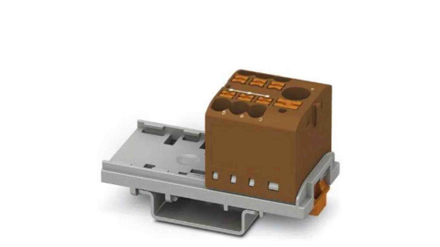Phoenix Contact Einsteck Verteilerblock 7-polig , 12 AWG, 24A / 690 V, 4mm², Polyamid, IP20