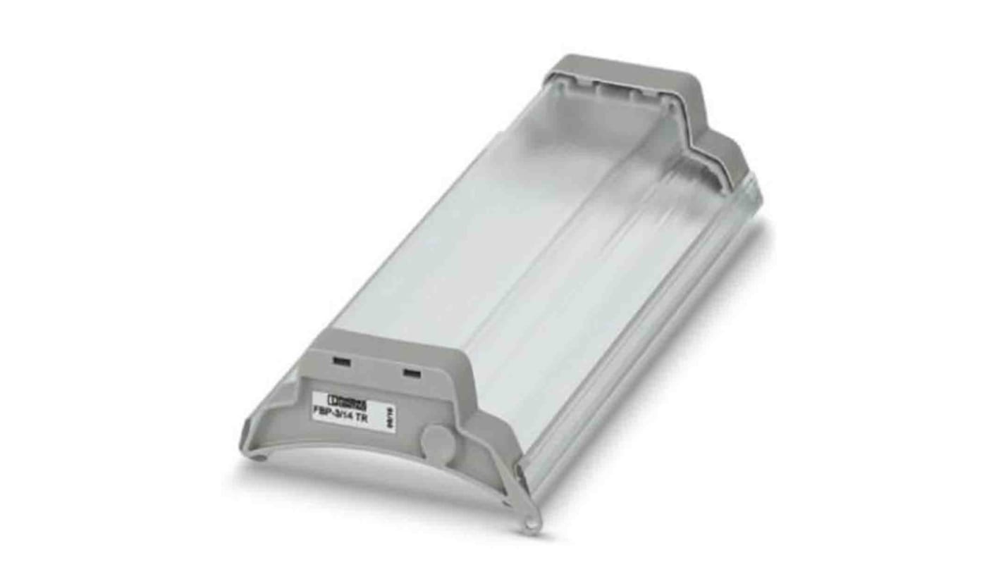 Phoenix Contact FBP Series Clear Cover for Use with DIN Rail Terminal Blocks