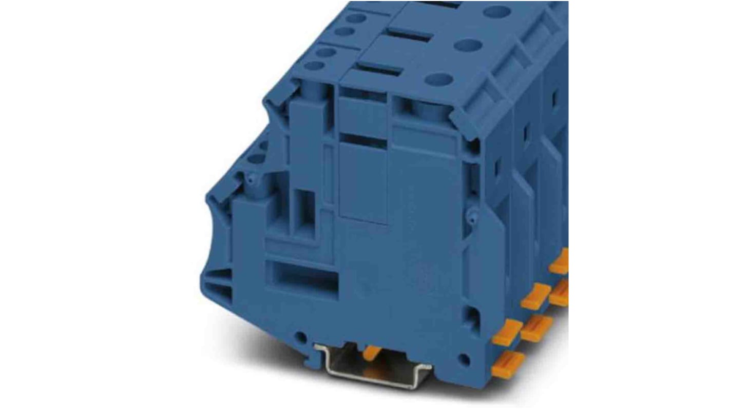 Phoenix Contact Distribution Block, 5 Way, 192A, 450 V, Blue