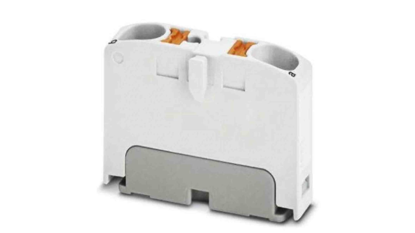 Phoenix Contact Einsteck Verteilerblock 2-polig , 10 AWG, 32A / 450 V, 6mm², Polyamid, IP20