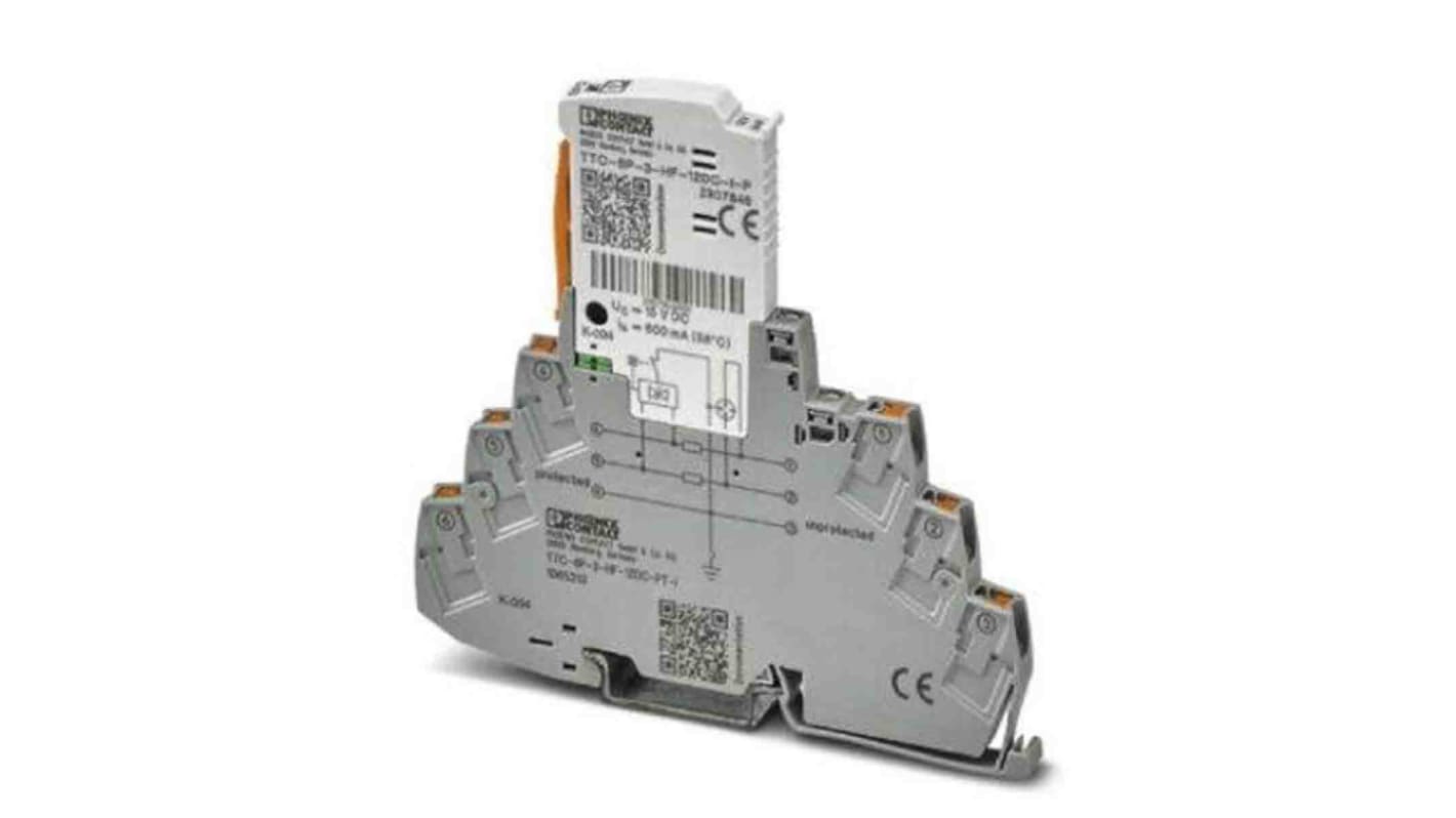 1065313 Phoenix Contact Surge Protector, 10kA, DIN Rail Mount RS