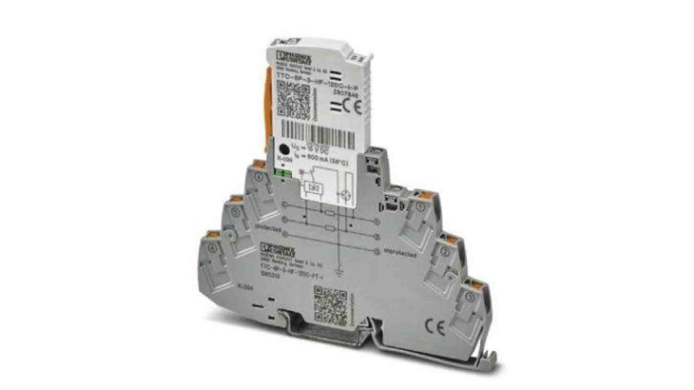 Phoenix Contact Surge Protector, 10kA, DIN Rail Mount