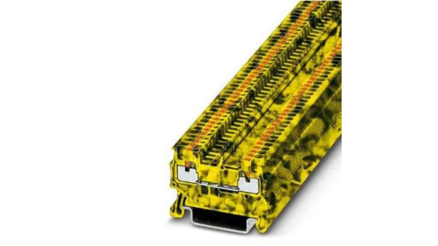 Phoenix Contact PT 1,5 Series Feed Through Terminal Block, 0.14 → 1.5mm², Push In Termination, ATEX, IECEx