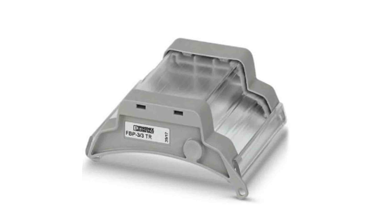 Phoenix Contact FBP Series Clear Cover for Use with DIN Rail Terminal Blocks