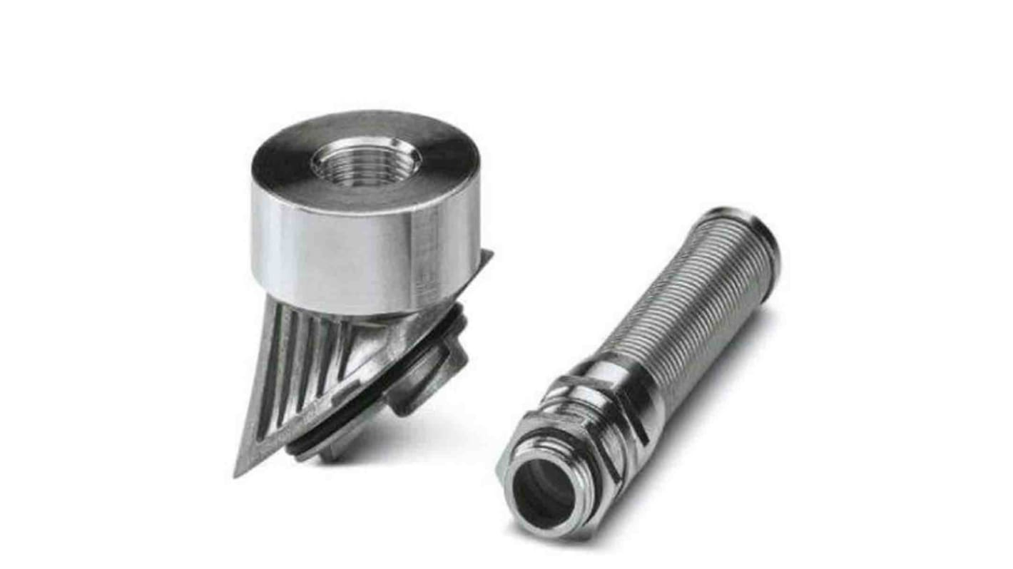 Phoenix Contact HC-B-GB Series Silver Metal Cable Gland, M20 Thread, 13mm Min, 6mm Max, IP66, IP67