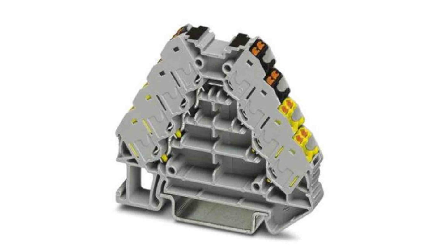 Phoenix Contact Einsteck Verteilerblock 16-polig , 14→ 26 AWG, 17.5A / 250 V, 2.5mm², Polyamid, IP20