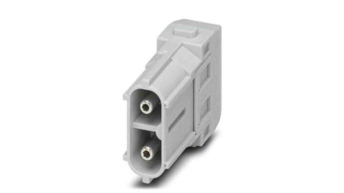 Phoenix Contact Heavy Duty Power Connector Module, 40A, Male, HC Series, 2 Contacts