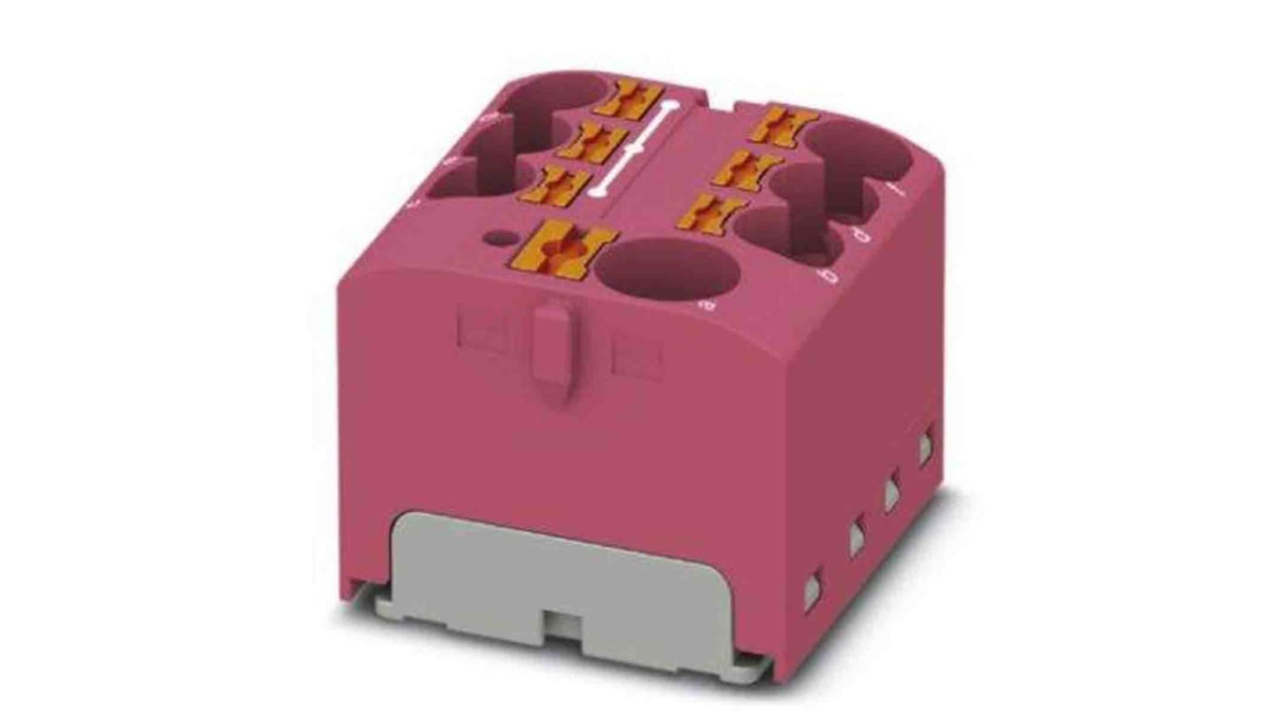 Phoenix Contact Einsteck Verteilerblock 7-polig , 10 AWG, 32A / 450 V, 6mm², Polyamid, IP20