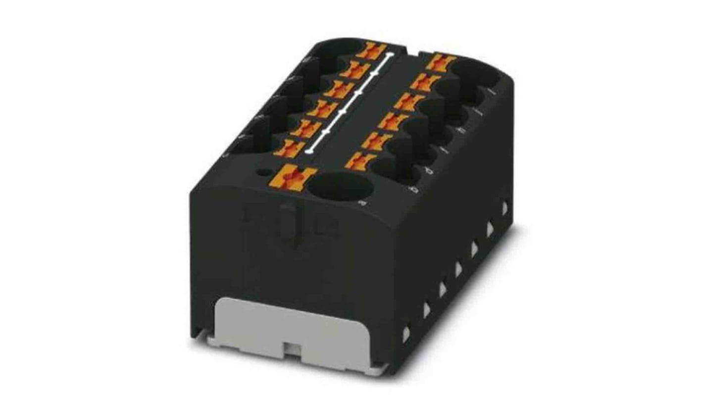 Phoenix Contact Einsteck Verteilerblock 13-polig , 10 AWG, 32A / 450 V, 6mm², Polyamid, IP20