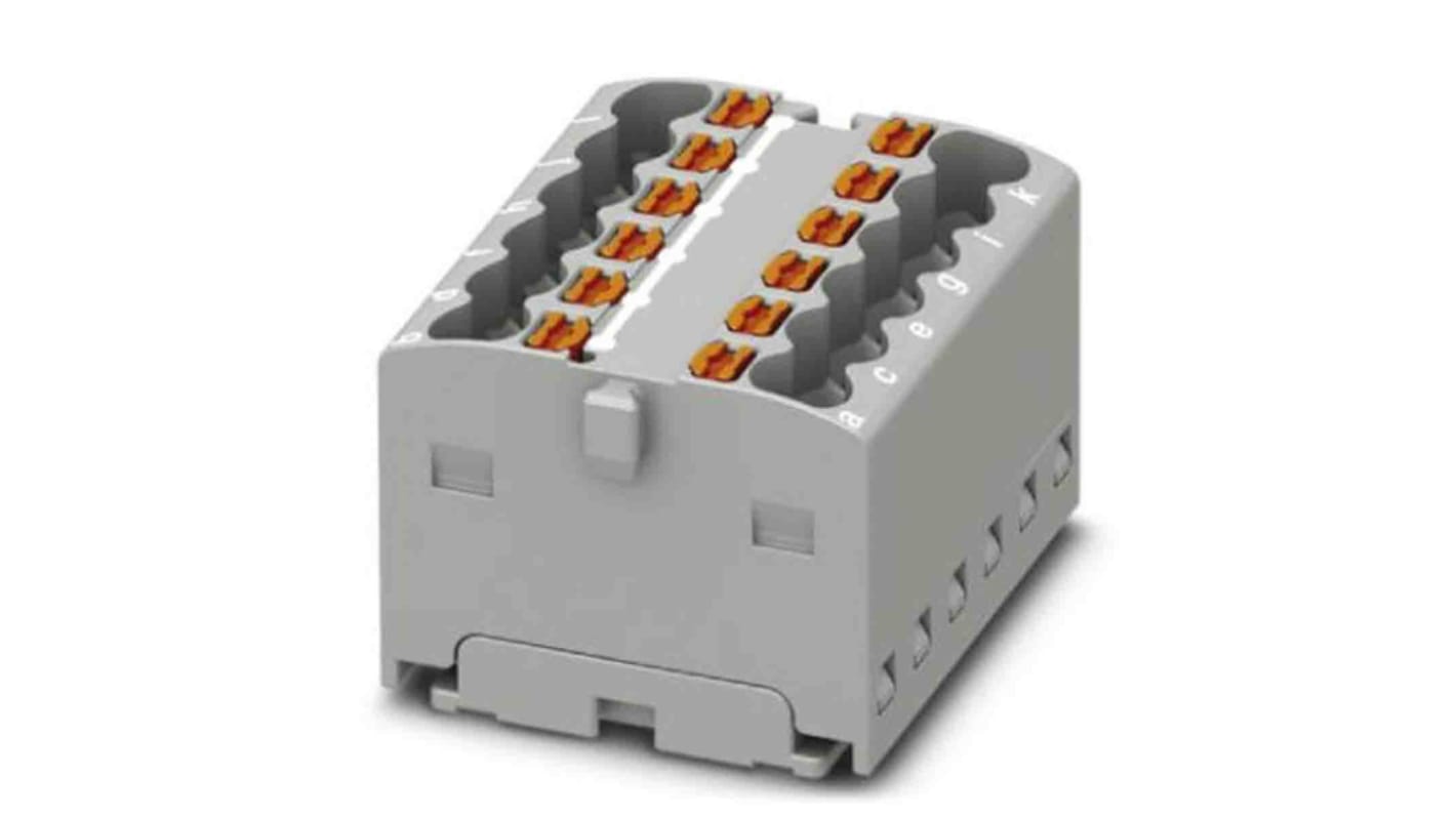 Phoenix Contact Einsteck Verteilerblock 12-polig , 14 AWG, 17.5A / 450 V, 2.5mm², Polyamid, IP20