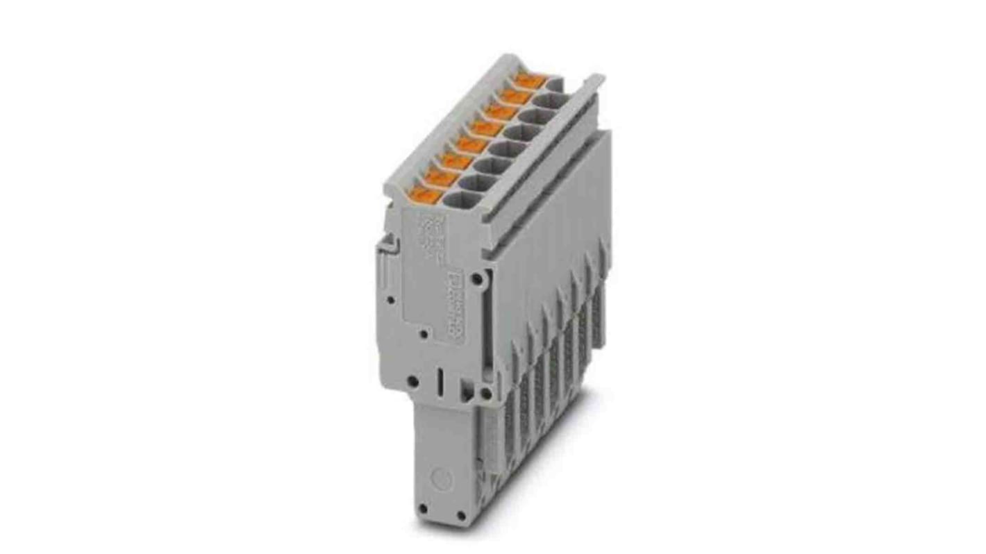 3211287 Phoenix Contact Pluggable Terminal Block, Plug, DIN Rail