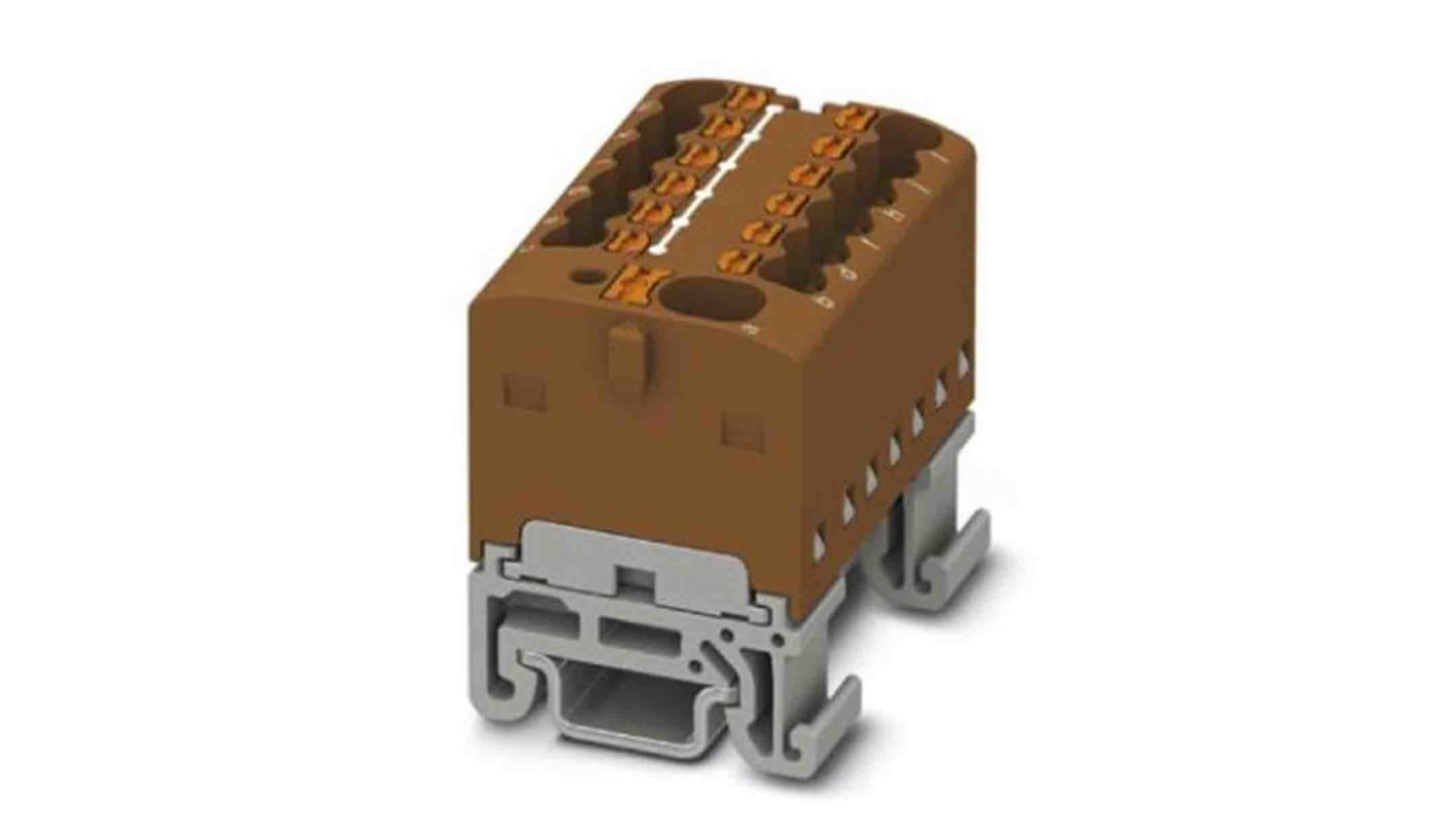 Phoenix Contact Einsteck Verteilerblock 13-polig , 14 AWG, 17.5A / 500 V, 2.5mm², Polyamid, IP20