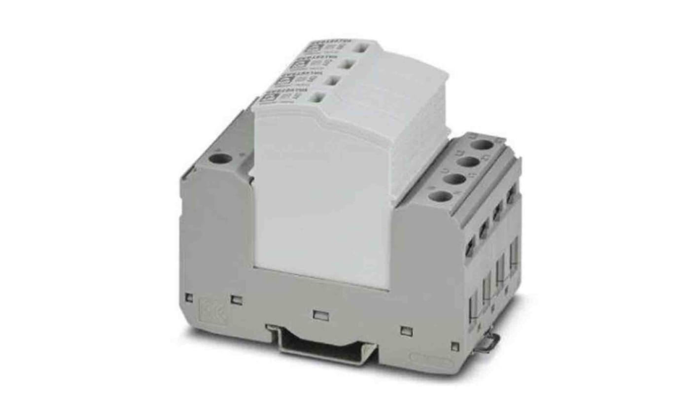 Phoenix Contact 3 Phase Surge Protector, 40kA, DIN Rail Mount