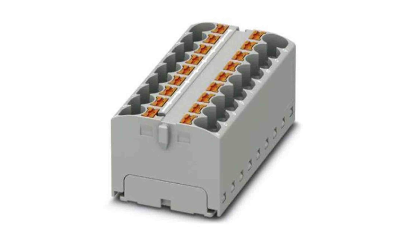 3273966 Phoenix Contact Distribution Block, 18 Way, 6mm², 32A, 450 V