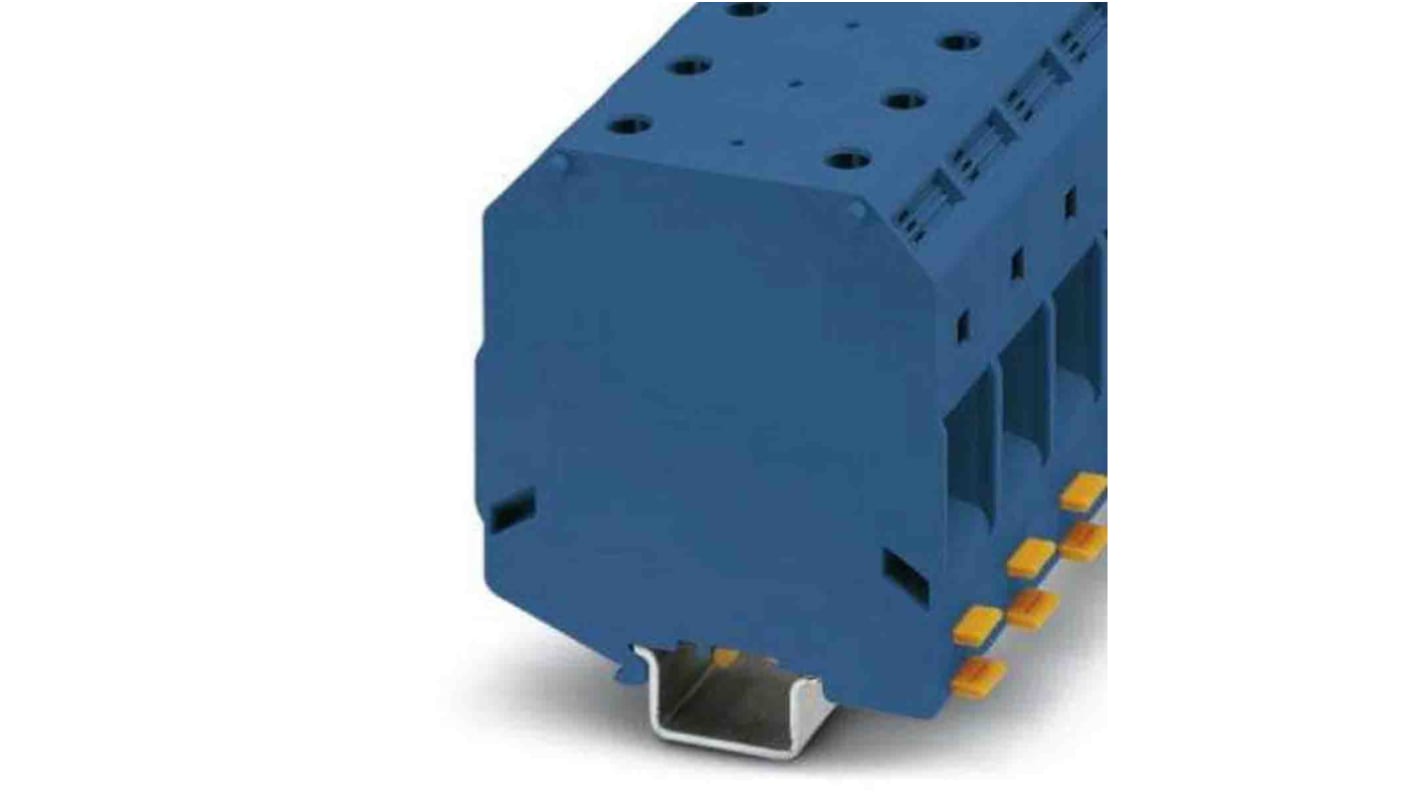 Phoenix Contact UKH 95 Series Blue Non-Fused DIN Rail Terminal, 25 → 95mm², Screw Termination