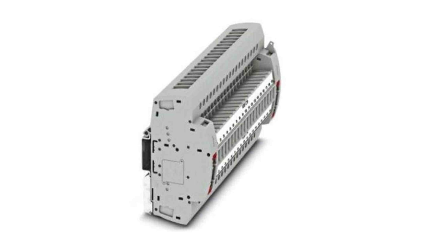 Phoenix Contact UTRE Series UTRE 6-2/C19 Non-Fused Terminal Block, 38-Way, 30A, 24 → 8 AWG Wire, Screw