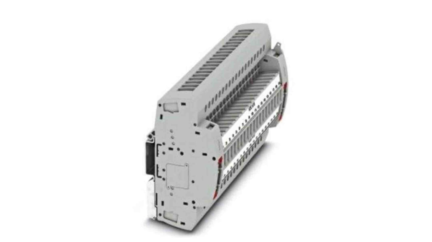 Phoenix Contact UTRE Series UTRE 6-2/H19 Non-Fused Terminal Block, 38-Way, 30A, 24 → 8 AWG Wire, Screw