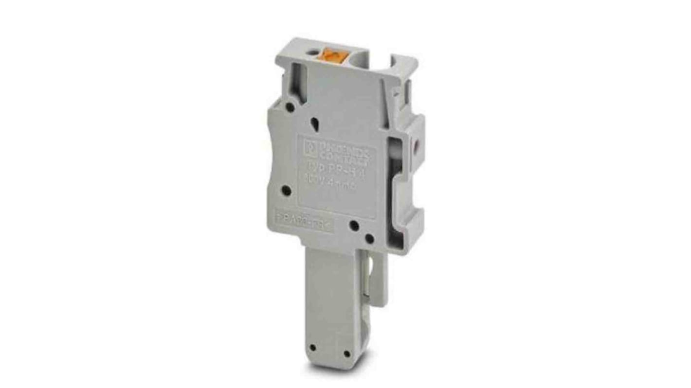 Phoenix Contact 6.2mm Pitch Pluggable Terminal Block, Plug, Plug-In, Push In Termination