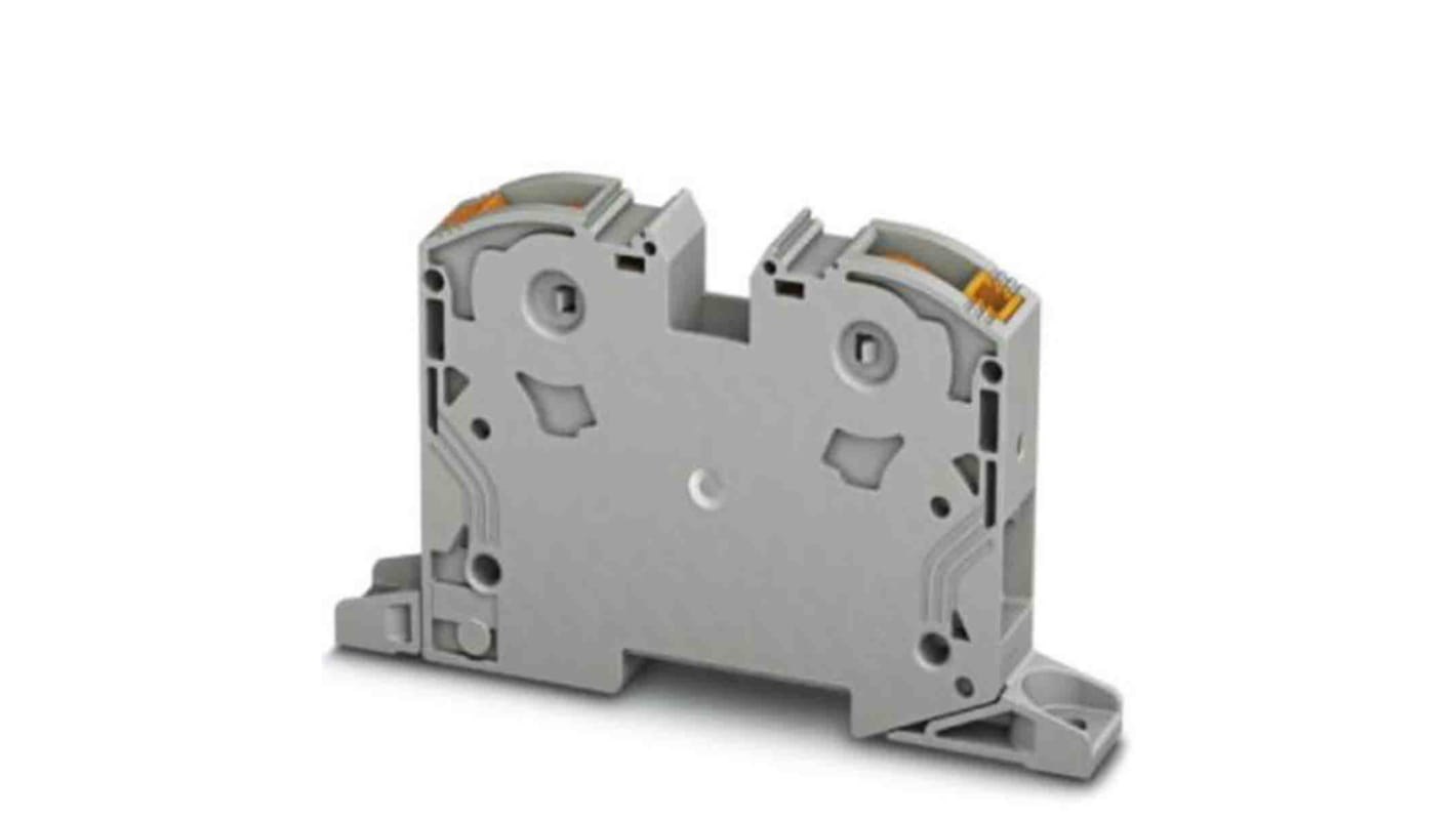 Phoenix Contact PTPOWER Series Grey DIN Rail Terminal Block, 35mm², Screw Termination