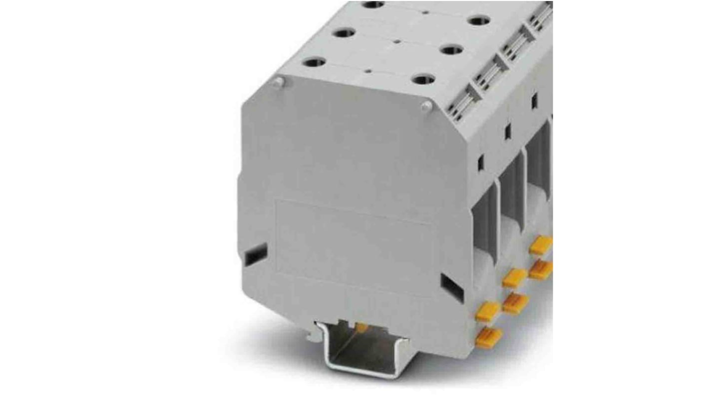 Phoenix Contact UKH 95 Series Grey Non-Fused DIN Rail Terminal, 25 → 95mm², Screw Termination