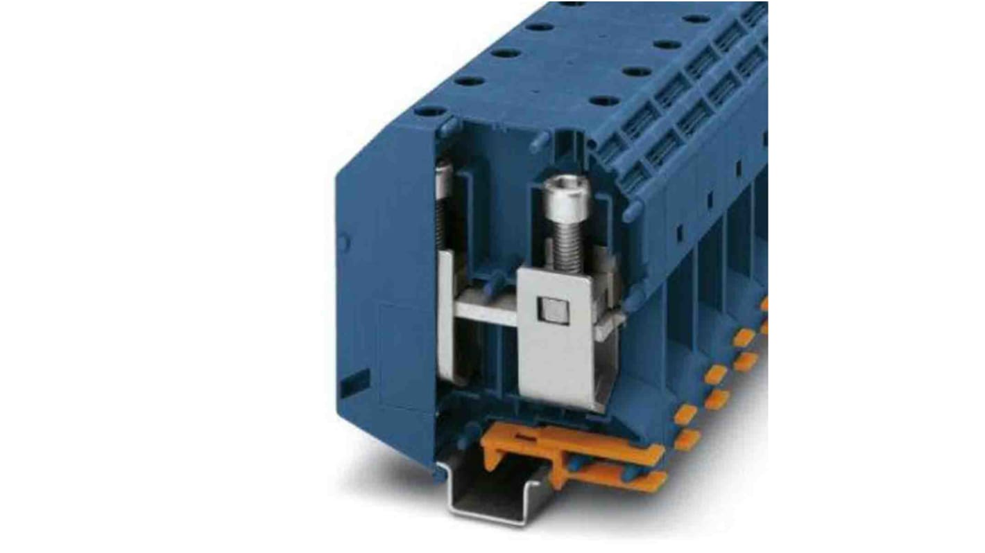 Phoenix Contact UKH Series Blue DIN Rail Terminal Block, Screw Termination