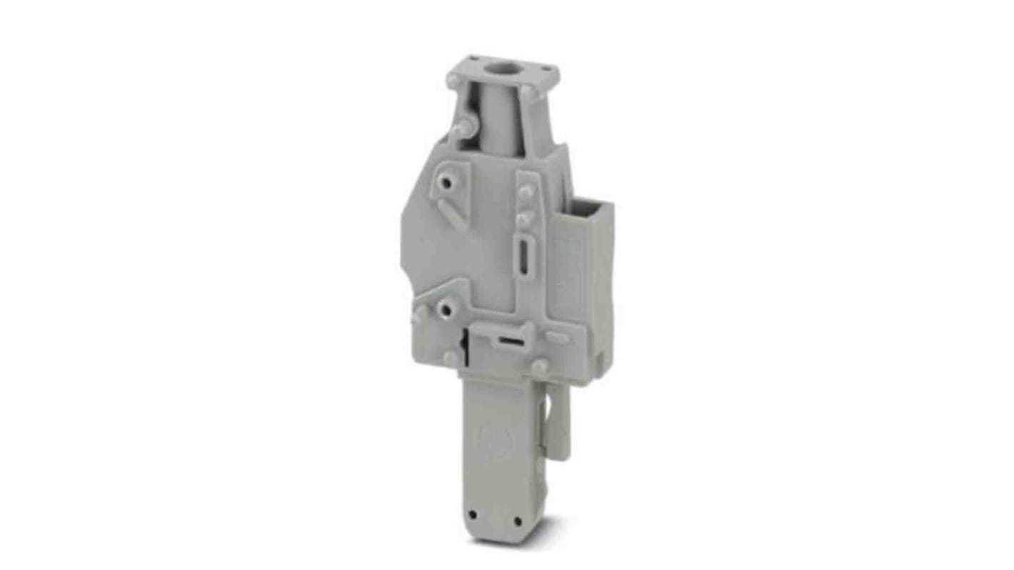 Phoenix Contact 6.2mm Pitch 1 Way Pluggable Terminal Block, Plug, DIN Rail, Screw Termination