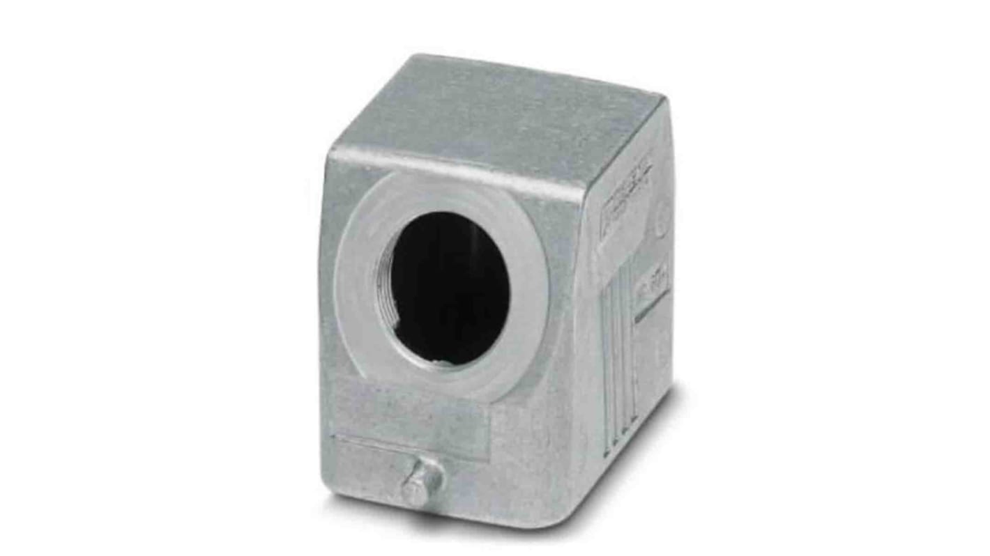 Base para conector industrial Phoenix Contact serie B6 tamaño B6, para usar con Conector de alimentación compacto