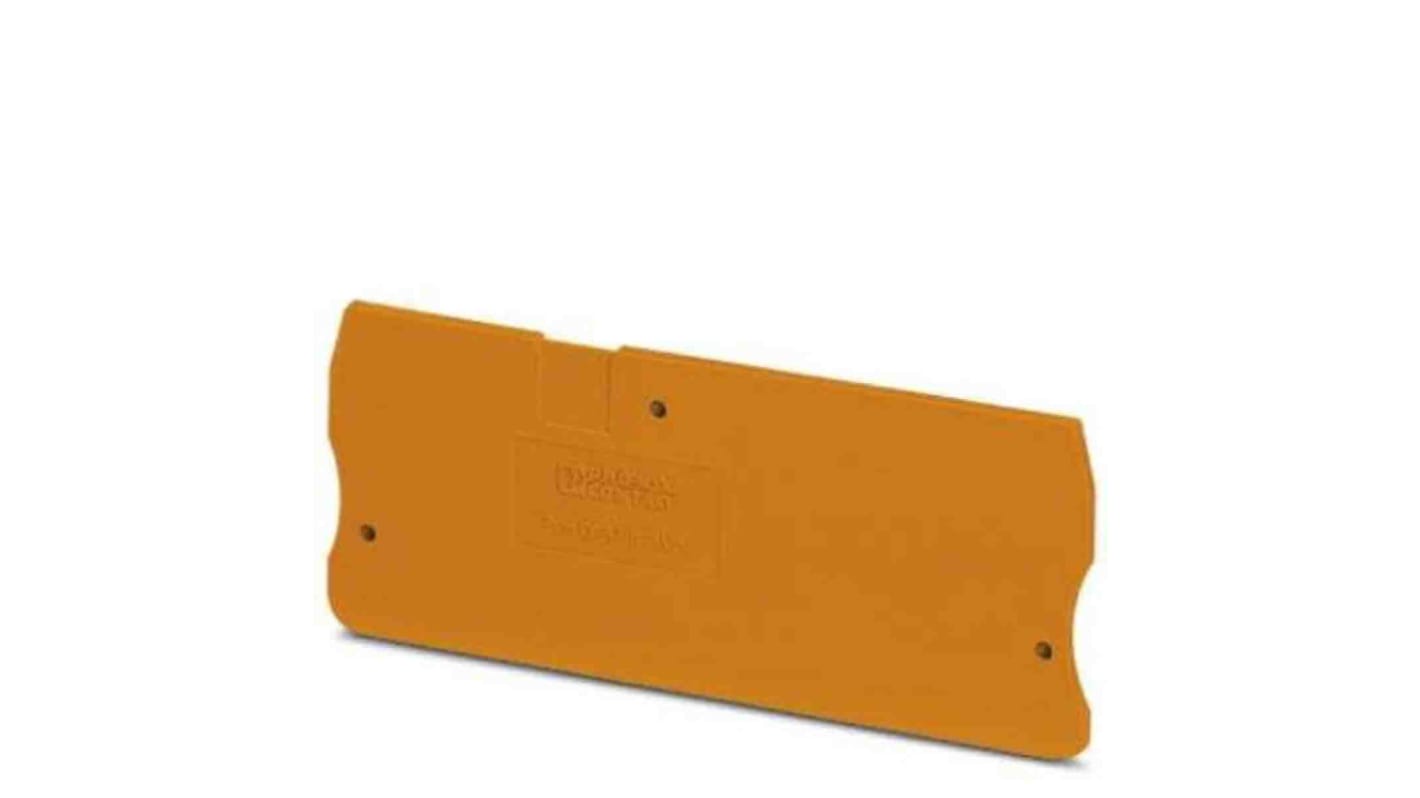 Phoenix Contact D-ST 6 Series End Cover for Use with DIN Rail Terminal Blocks