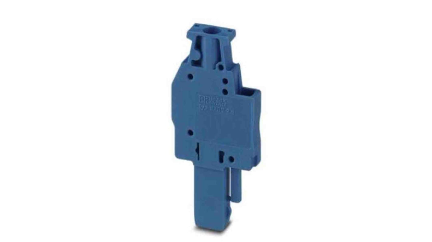 5.2mm Pitch 1 Way Pluggable Terminal Block, Plug, DIN Rail, Screw Termination