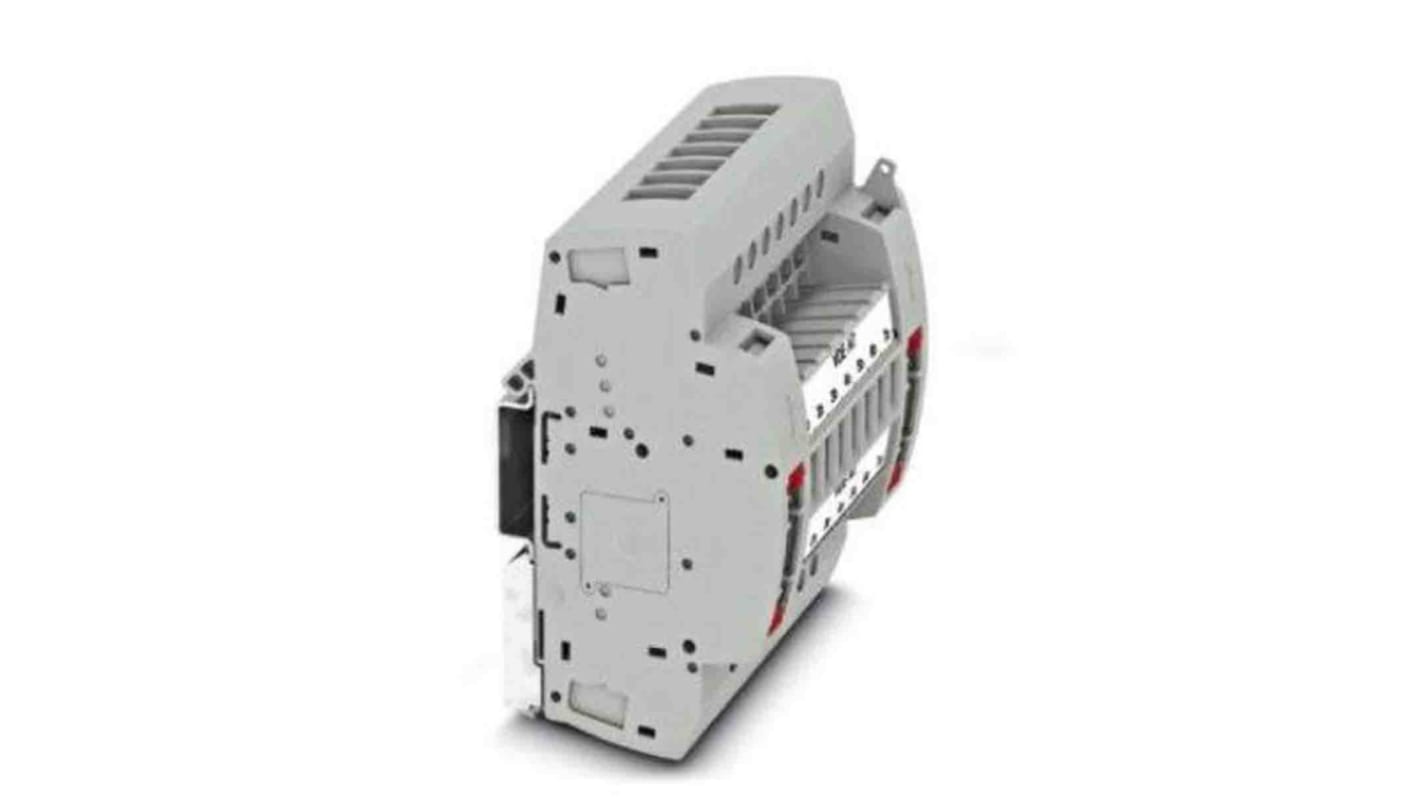 Phoenix Contact UTRE Series UTRE 6-2/A7 Non-Fused Terminal Block, 14-Way, 30A, 24 → 8 AWG Wire, Screw Termination