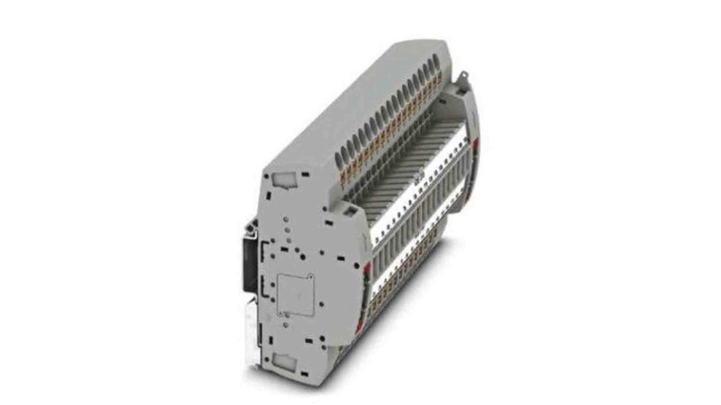 Phoenix Contact PTRE Series PTRE 6-2/D19 Non-Fused Terminal Block, 38-Way, 30A, 20 → 8 AWG Wire, Push In