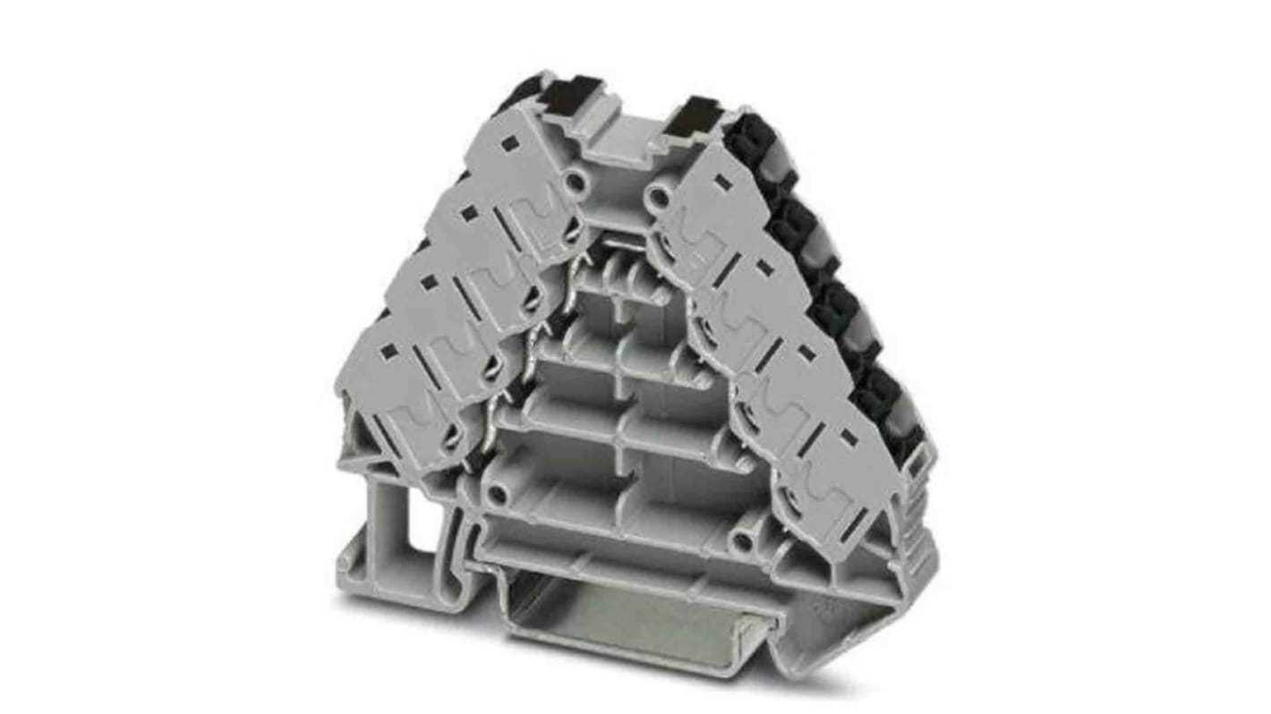 Phoenix Contact Distribution Block, 16 Way, 0.14 → 2.5mm², 17.5A, 250 V, Grey