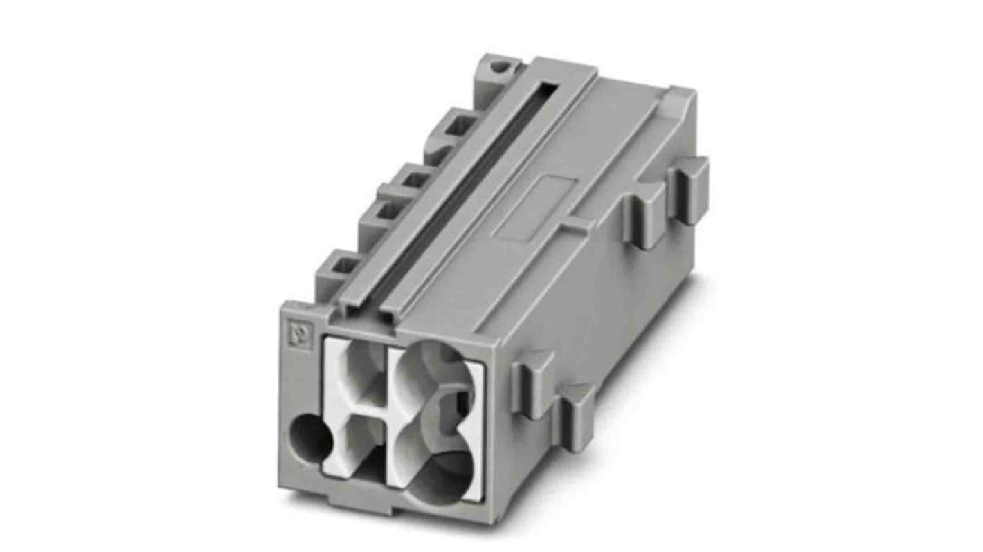 Phoenix Contact FTMC Series FTMC 1,5-2 /WH Pluggable Terminal Block, 17.5A, 14 → 26 AWG Wire, Push In Termination