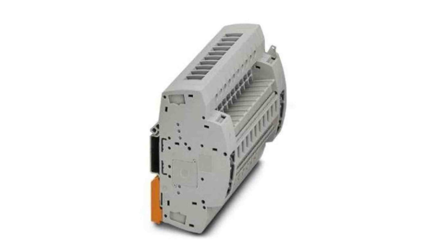 Phoenix Contact UTRE Series UTRE 6-2/10 Non-Fused Terminal Block, 20-Way, 30A, 24 → 8 AWG Wire, Screw Termination