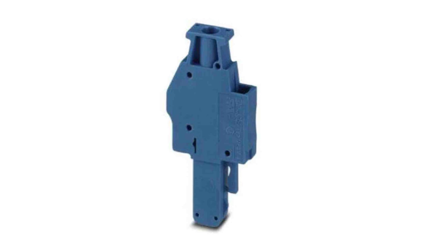 Phoenix Contact 6.2mm Pitch 1 Way Pluggable Terminal Block, Plug, DIN Rail, Screw Termination