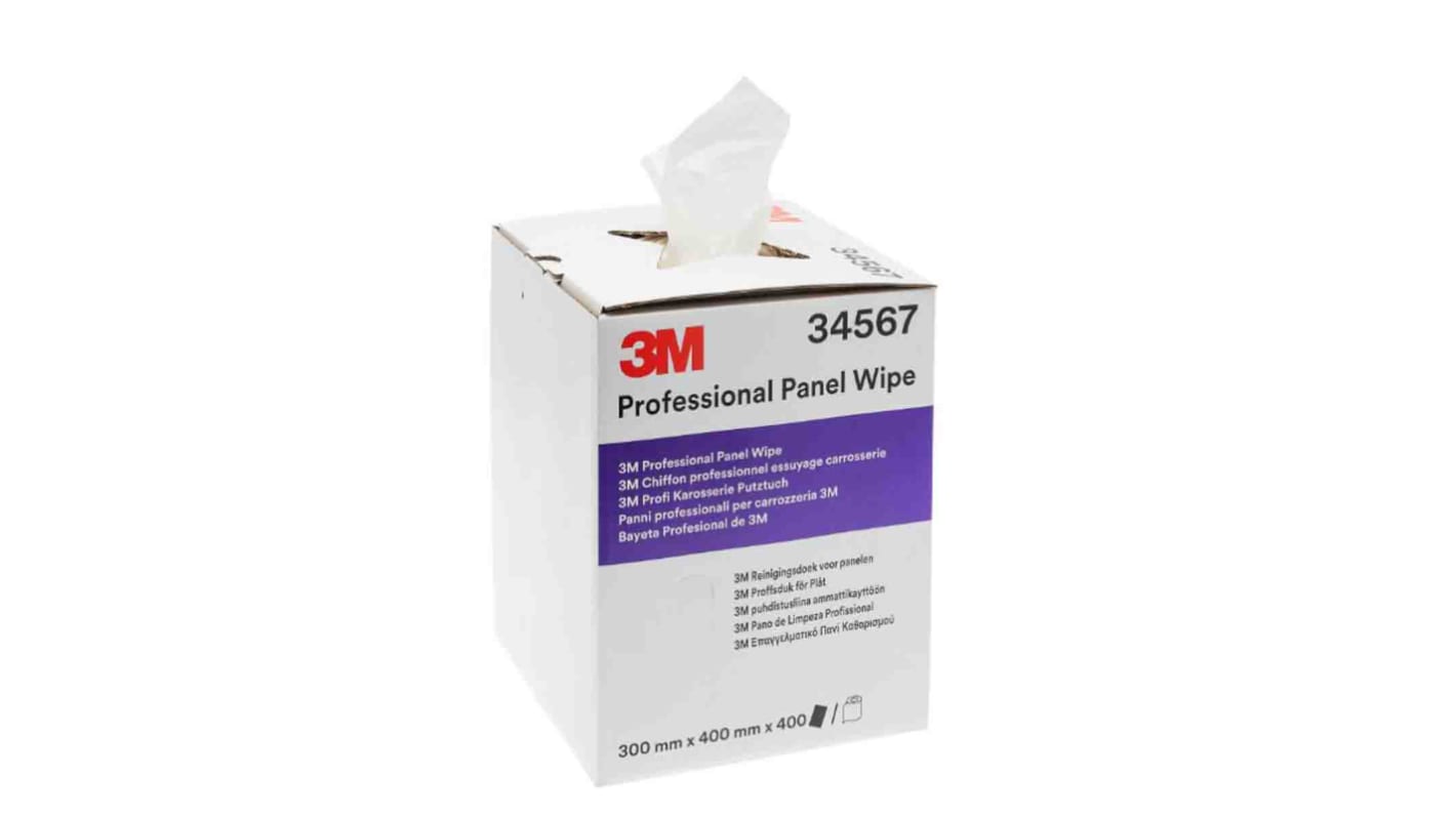 3M Wet & Dry Industrial Wipes, Box of 400