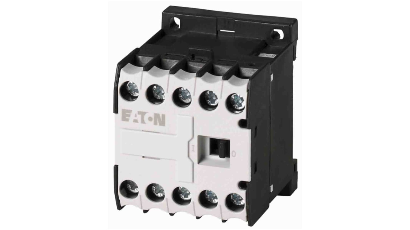 Eaton Contactor, 24 V dc Coil, 6 A, 2NO + 2NC, 24 V