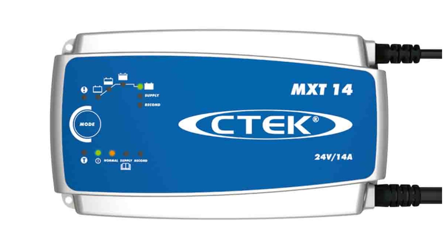 Caricabatterie CTEK, per 24 V per batterie al piombo, spina EU, ricarica 1 unità