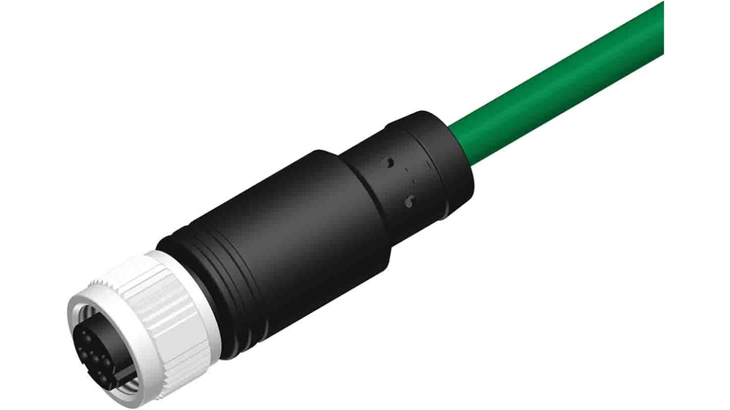 RS PRO 4 way M12 to Unterminated Cable